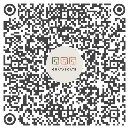 Código QR con la ubicación de Estancia Guayascate en Google Maps